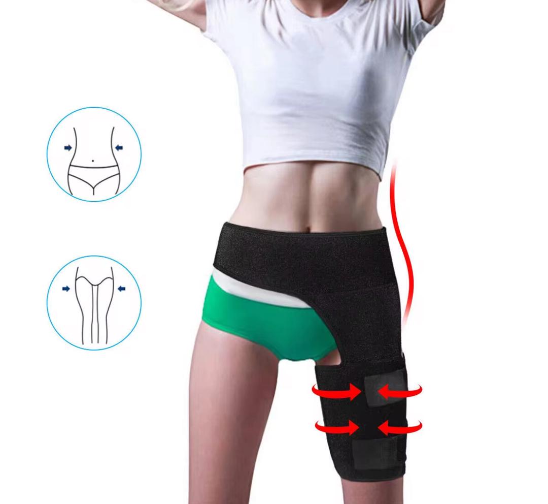 ATTELLE DE COMPRESSION POUR HANCHE ET CUISSE -HOMME ET FEMME - SOUTIEN THÉRAPEUTIQUE